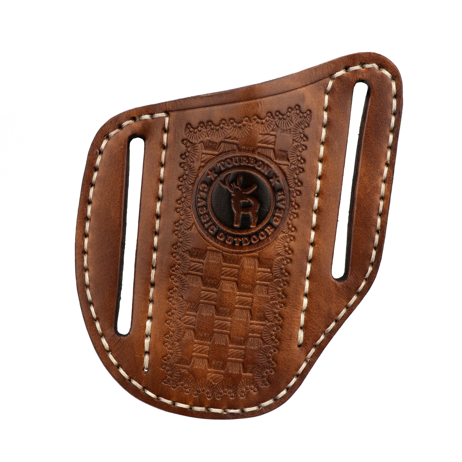 Leather Knife Sheath Belt Carry Pouch EDC Folding Pliers Tools Pocket