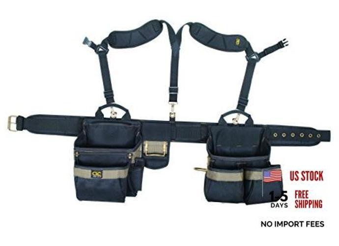 CLC 1614 20 Pocket, Heavy Duty Framers 5 Piece Comfortlift Combo Tool Belt