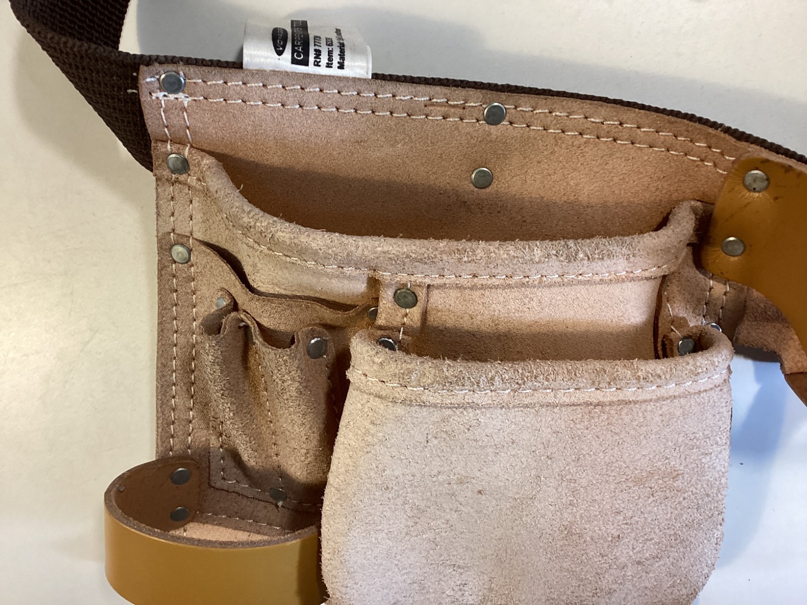 Voyager 10 Pocket Carpenter’s Tool Belt Split Leather Side-Release Buckle