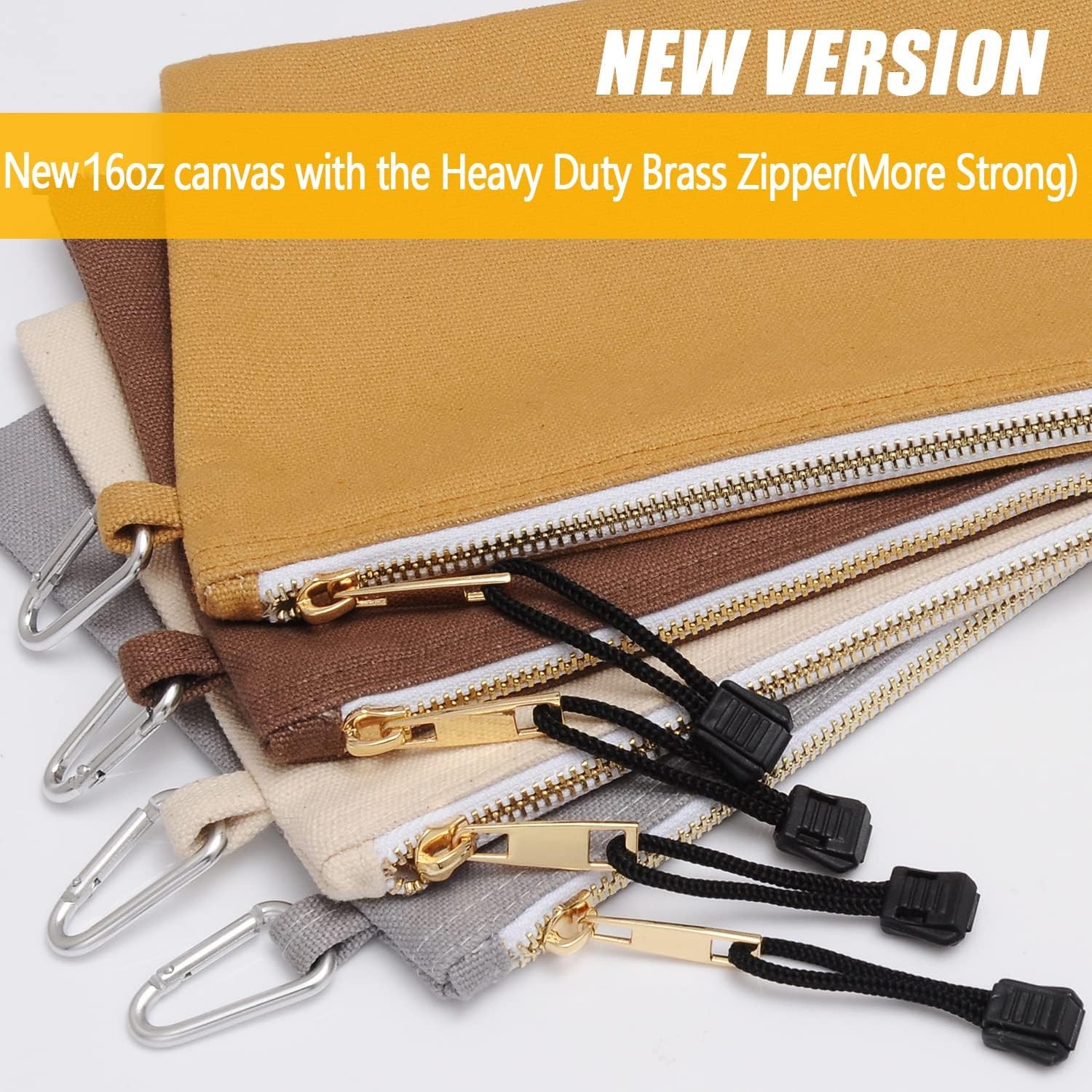 Utility Bag, Canvas Zipper Tool Bags – Heavy Duty Tools Pouch