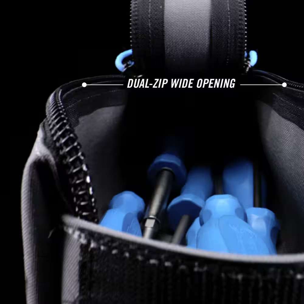 3.5 In. Premium Double Zip Tool Pouch