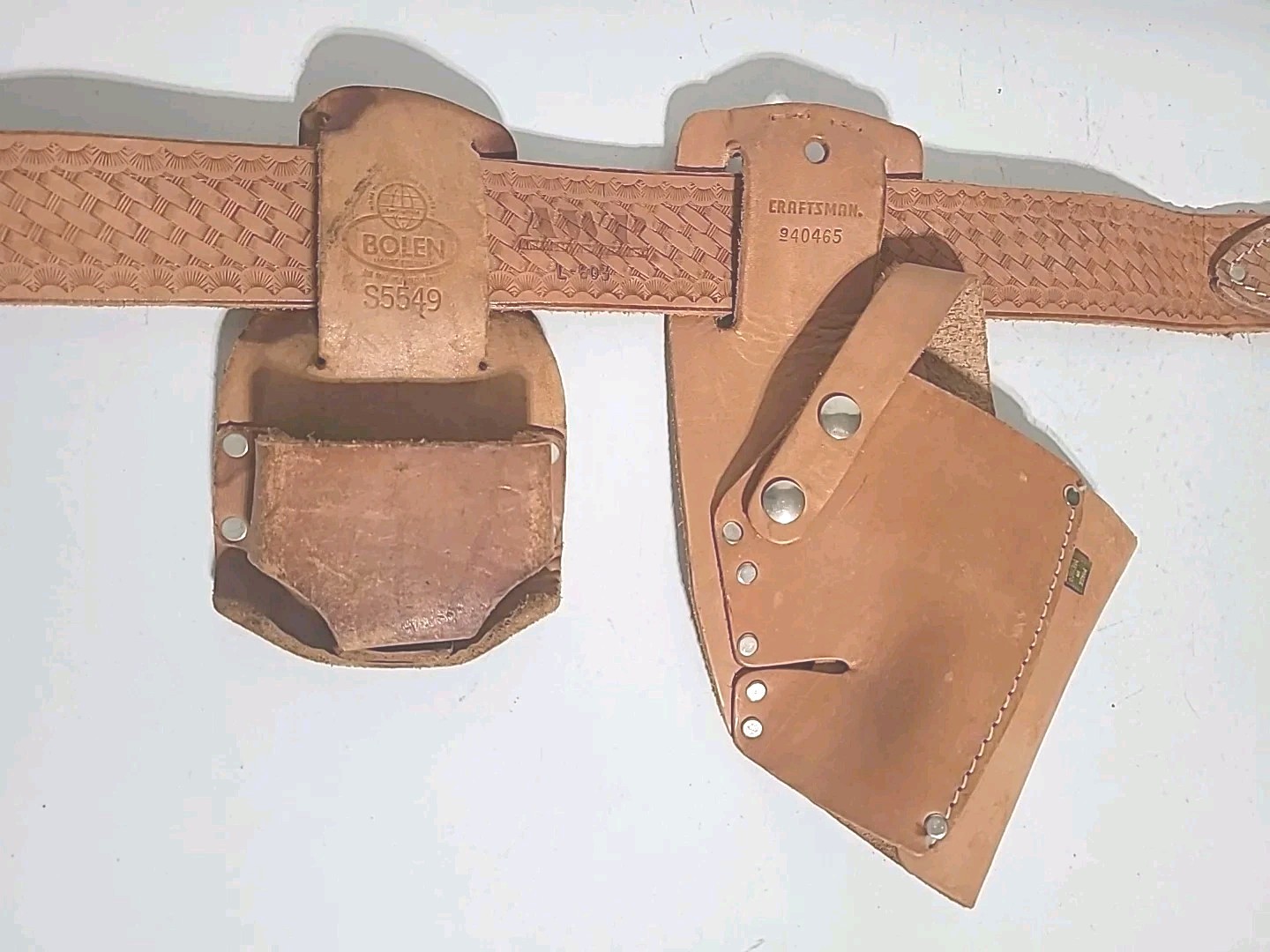AWP Tool Belt Craftsman Drill Holder 40465 Bolen S5549 Tape Measure Holder Set