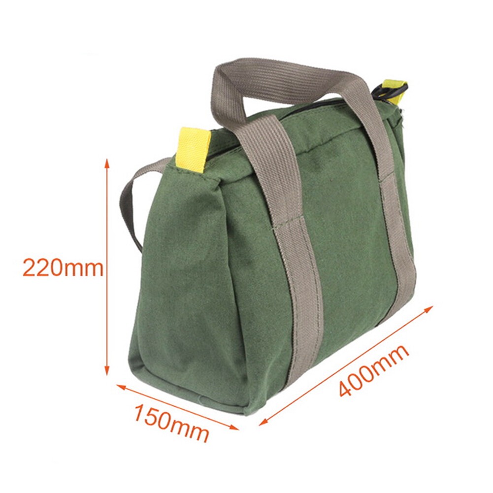 Canvas Tool Bag Heavy Duty Carry Tote Storage Work Utility Mechanics Waterproof
