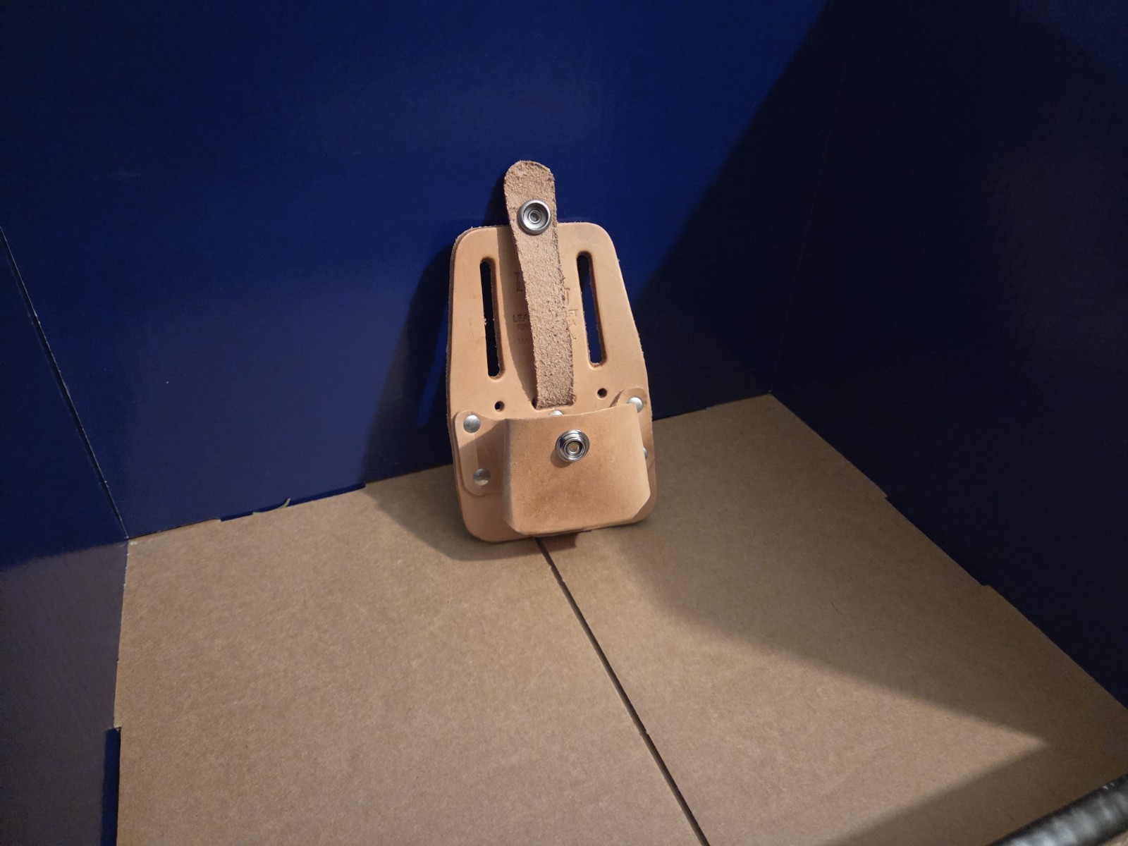 R & J Leathercraft 467 Leather Tape Measure Holder