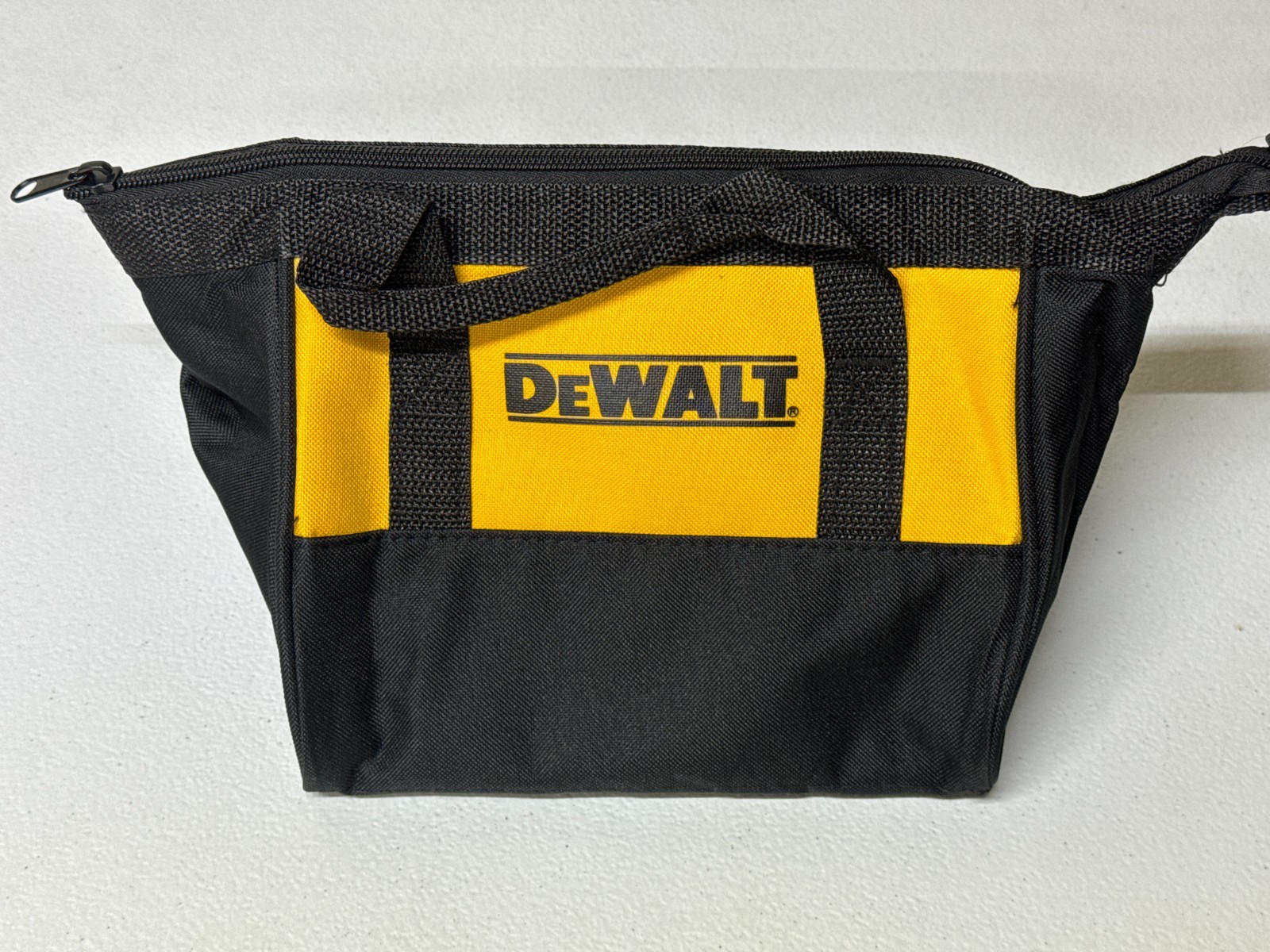 Lot Of 2- DeWalt 9″ X 9″ X 8″ Small Canvas Tool Bag. TWO BAGS