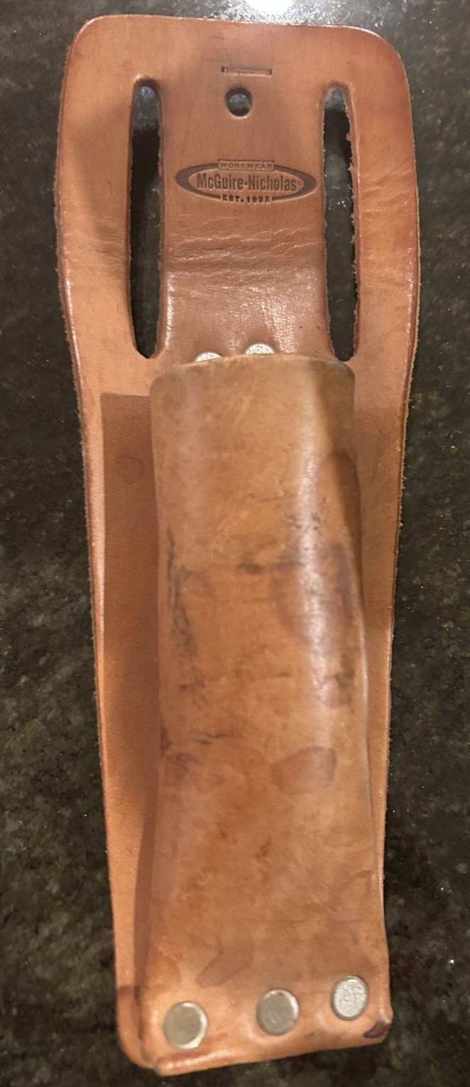 Nicholas Utility Knife Lined Sheath 453R Construction Pouch