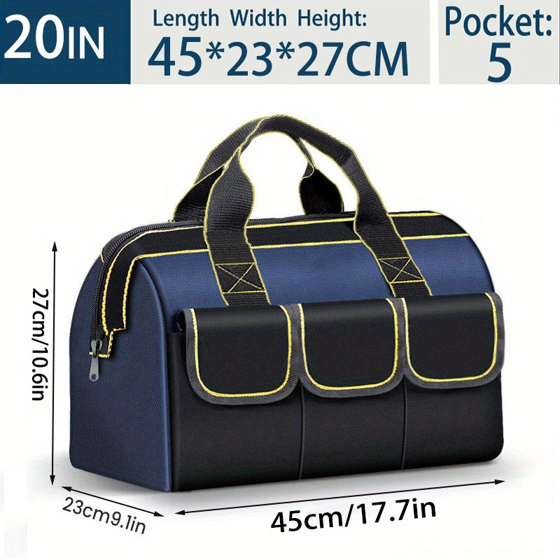 Multifunctional 13In-23Inch Tool Bag Thicken Big Capacity Waterproof Wear-Resist