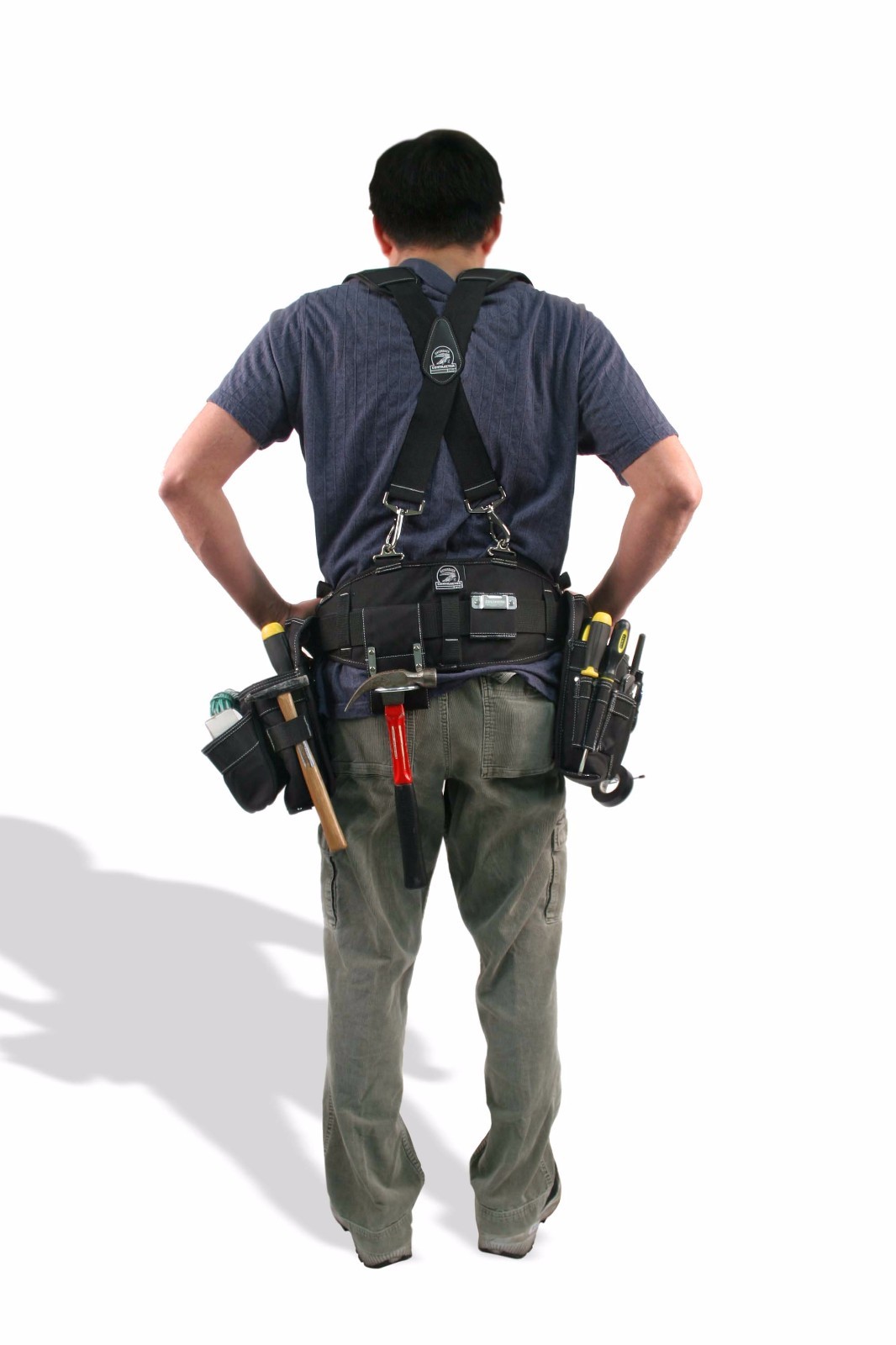 Used Gatorback B606 Suspenders For Any 4-Point Attachment Tool Belt System.
