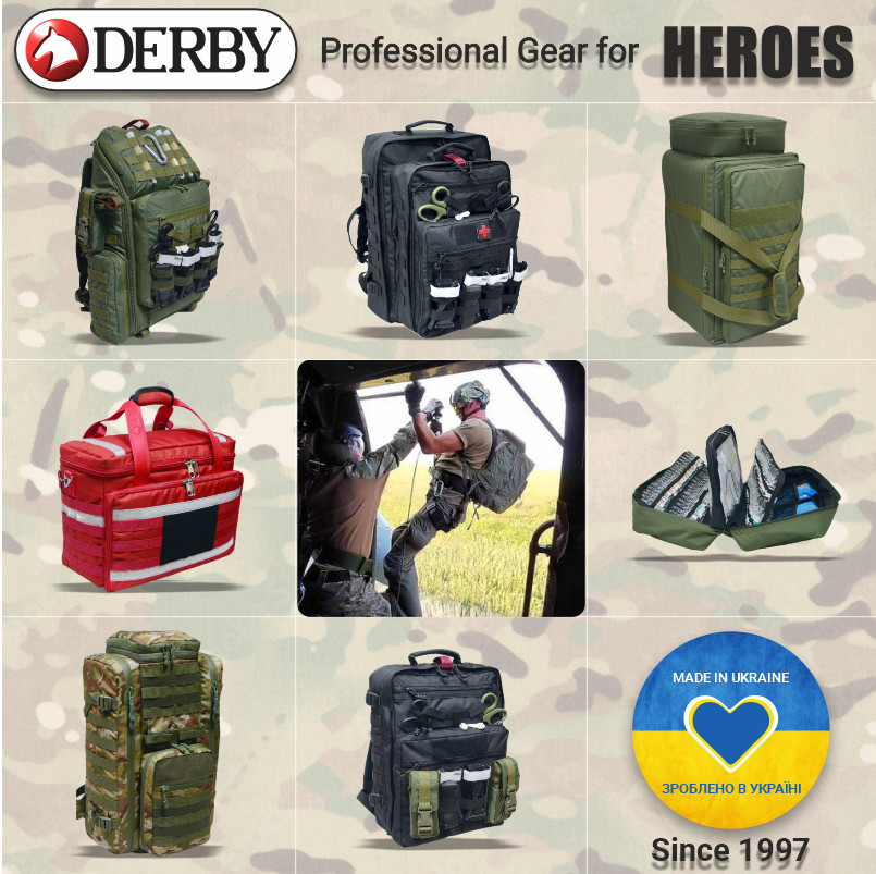 DERBY Tactic EDC MOLLE Utility Bag Organizer Medics Technicians First Responder