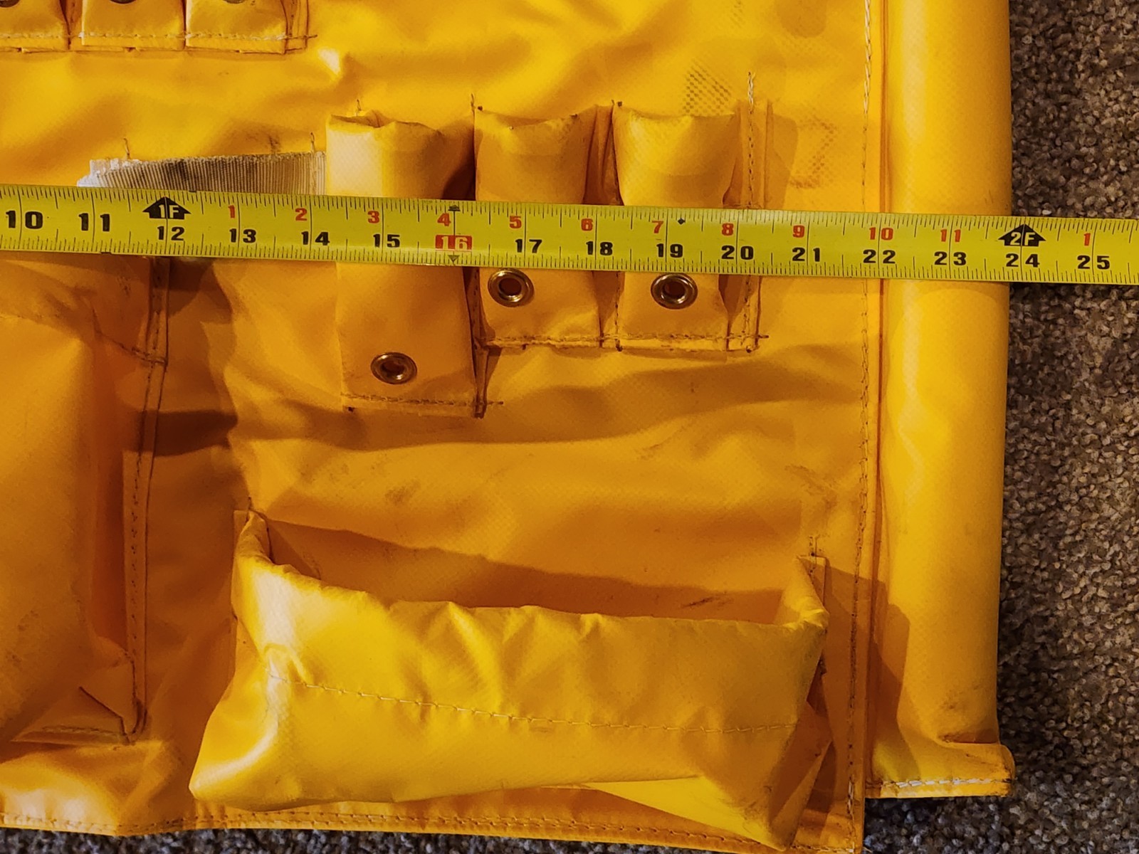 ESTEX 1829-DP Aerial Tool Apron Vinyl Coated Nylon and Canvas