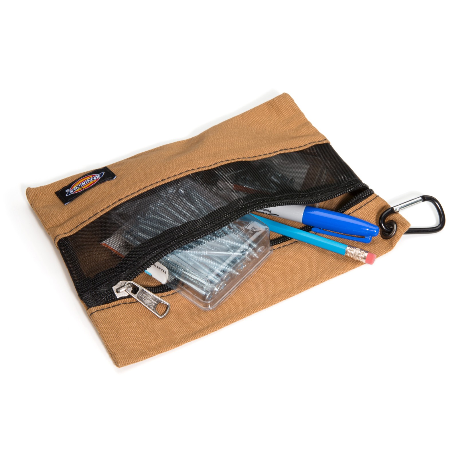 Tool Part Storage Bags 3 Piece Combo Set Small Gray Tan Dickies 57018