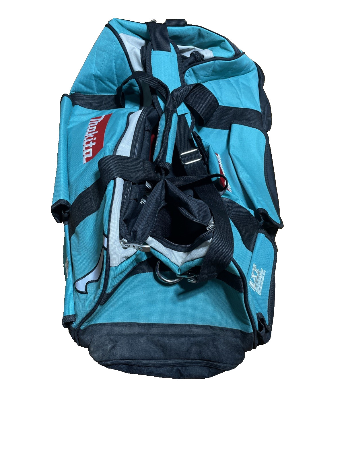 Makita Rolling Tool Bag 26” Teal Black LXT Wheeled Contractor Bag Telescoping Ha