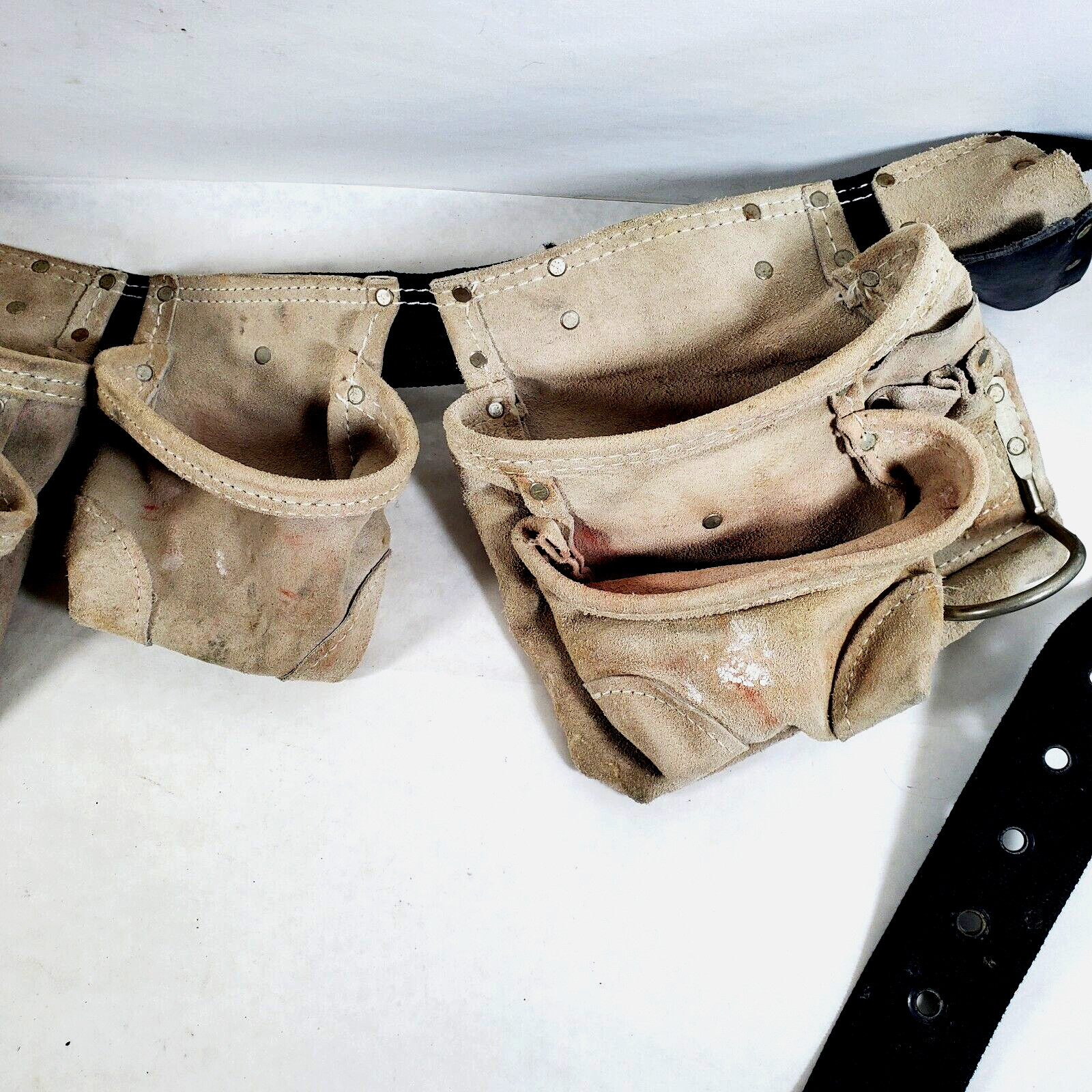AWP Suede Leather Tool Belt Tan Belted 54″ General Construction Apron 1LS-195