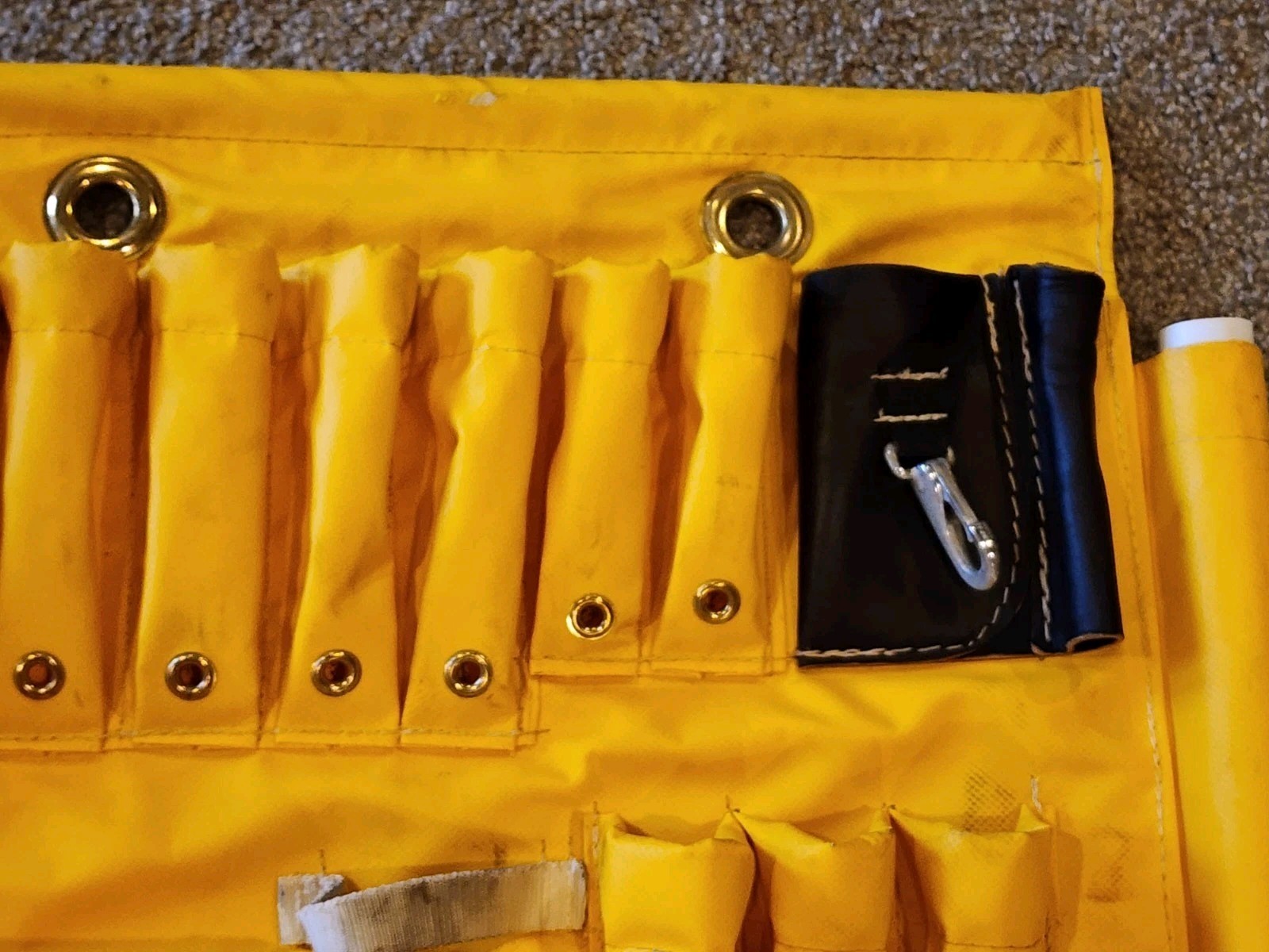 ESTEX 1829-DP Aerial Tool Apron Vinyl Coated Nylon and Canvas