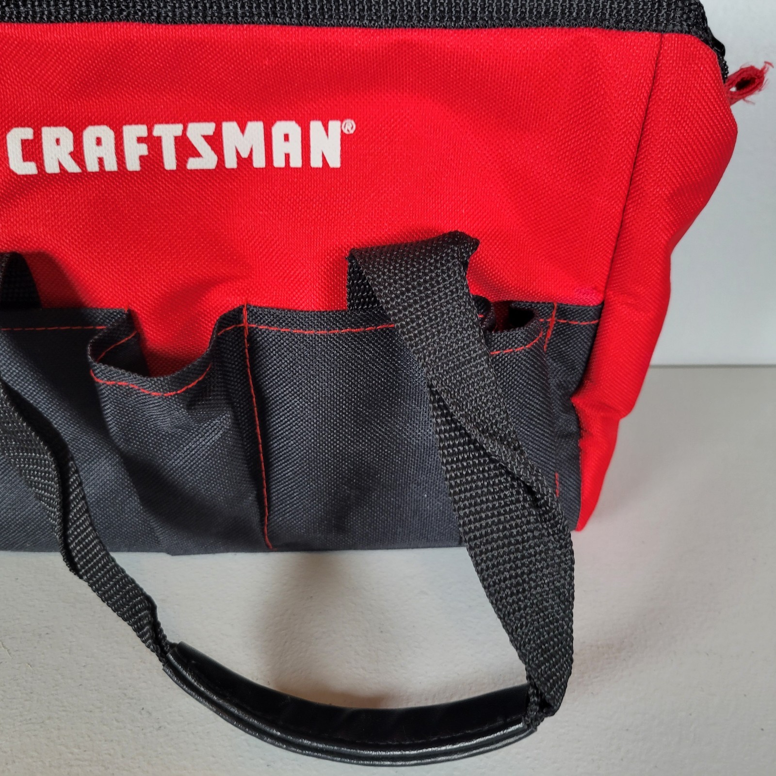 Craftsman Red Black 12″ Wrench Screwdriver Tool Set Carry Bag 1233H