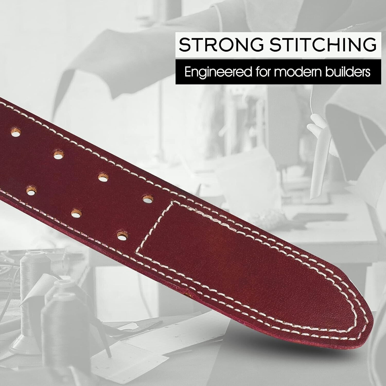Carpenter Leather Tool Belt 4 Pocket Electrician Tool Pouch Work Belt Nail Bag