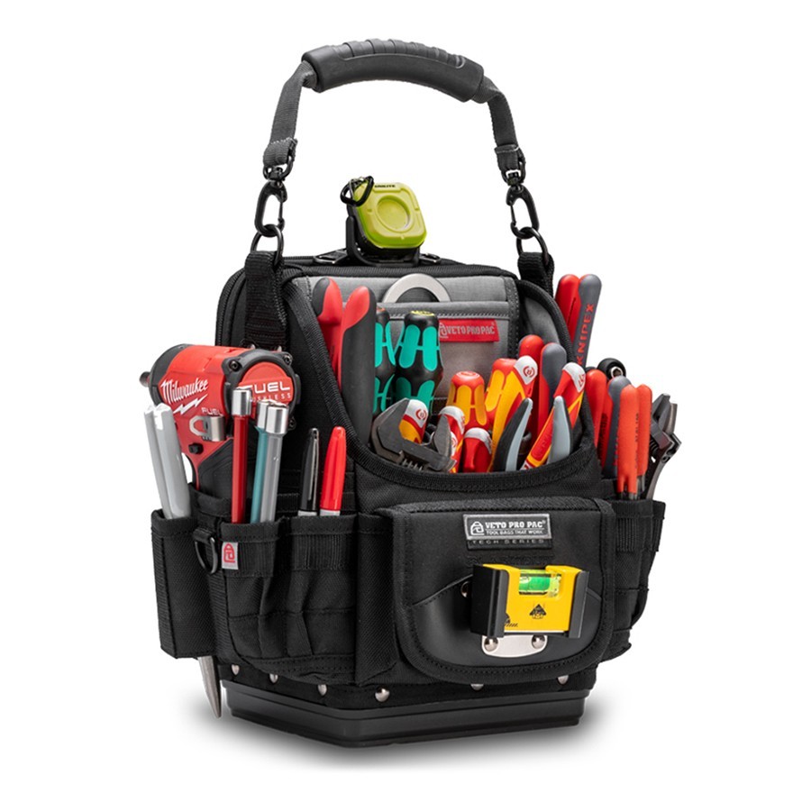 Veto Pro Pac SB-LD Blackout Tool & Meter Bag Hybrid Open Top V-SWAP