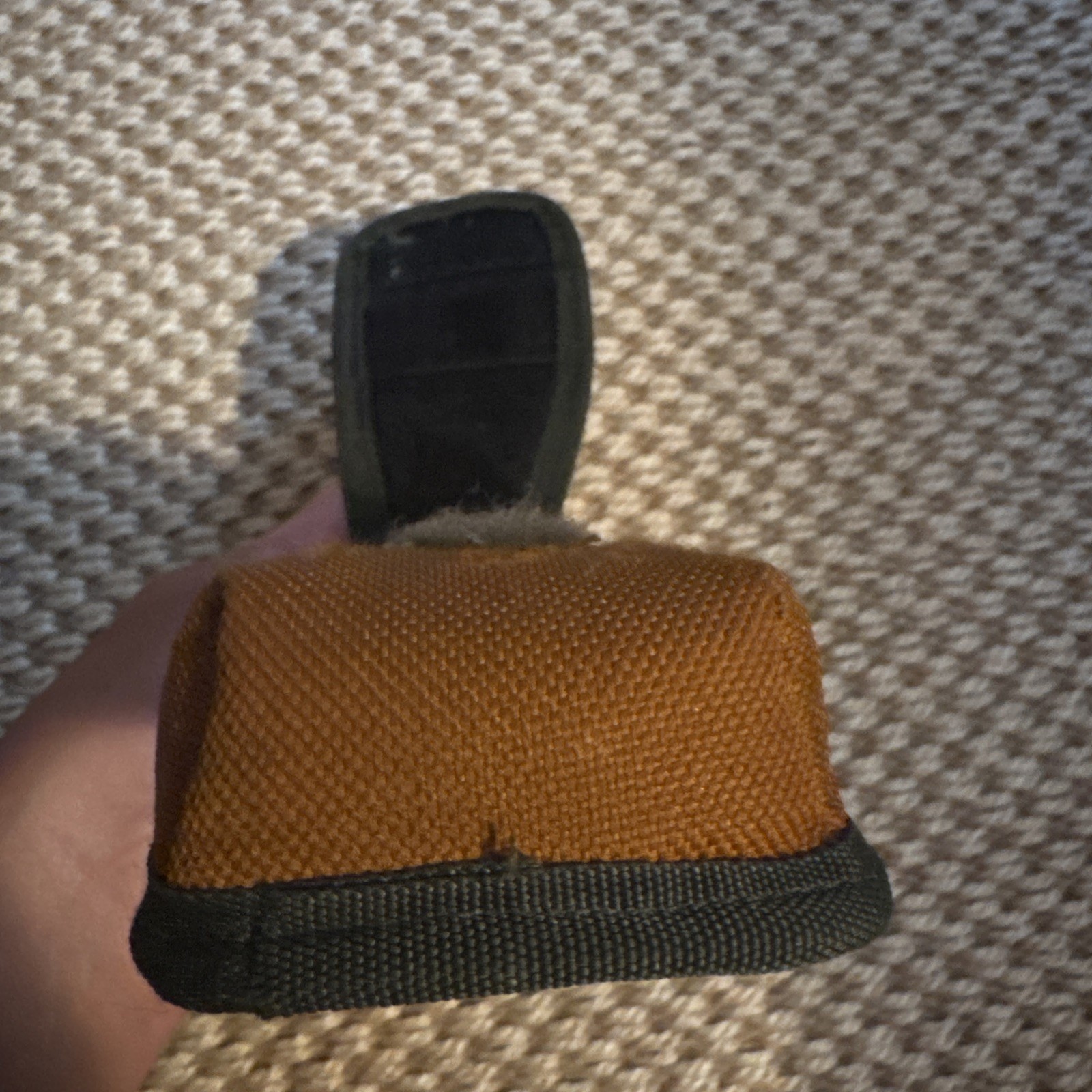 Rare HTF Bucket Boss Clip on Belt Tool Holder Cell Phone Holder Tough Canvas