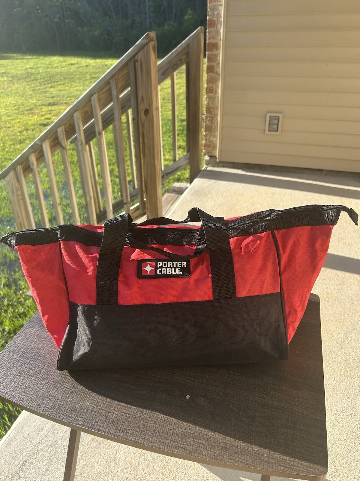 Porter Cable Genuine Tool Bag 16”x10”x9” Used. GUC