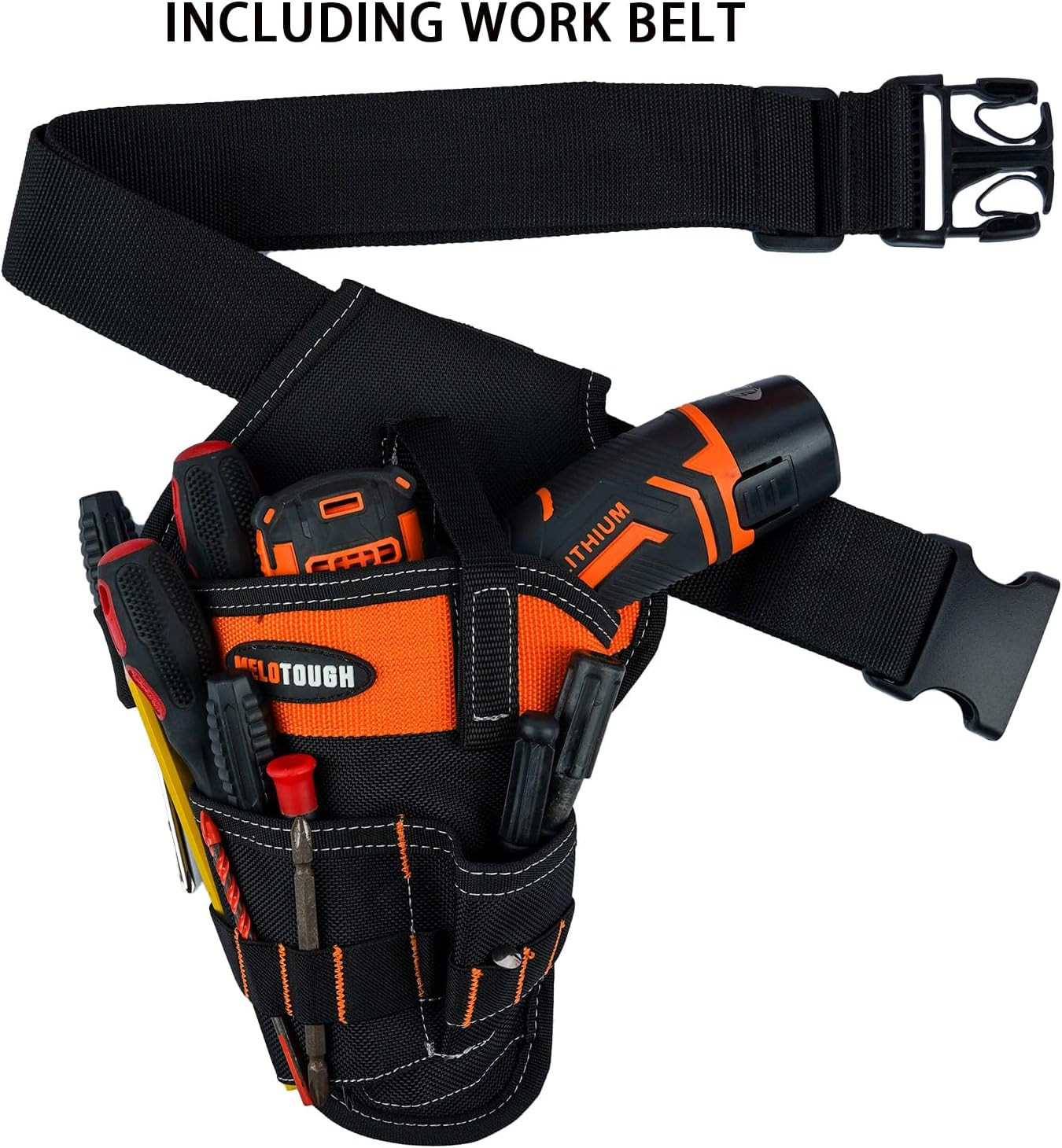 Left/Right Handed Belt Cordless Drill Holster for Tool Belt Drill Pouch Impact D