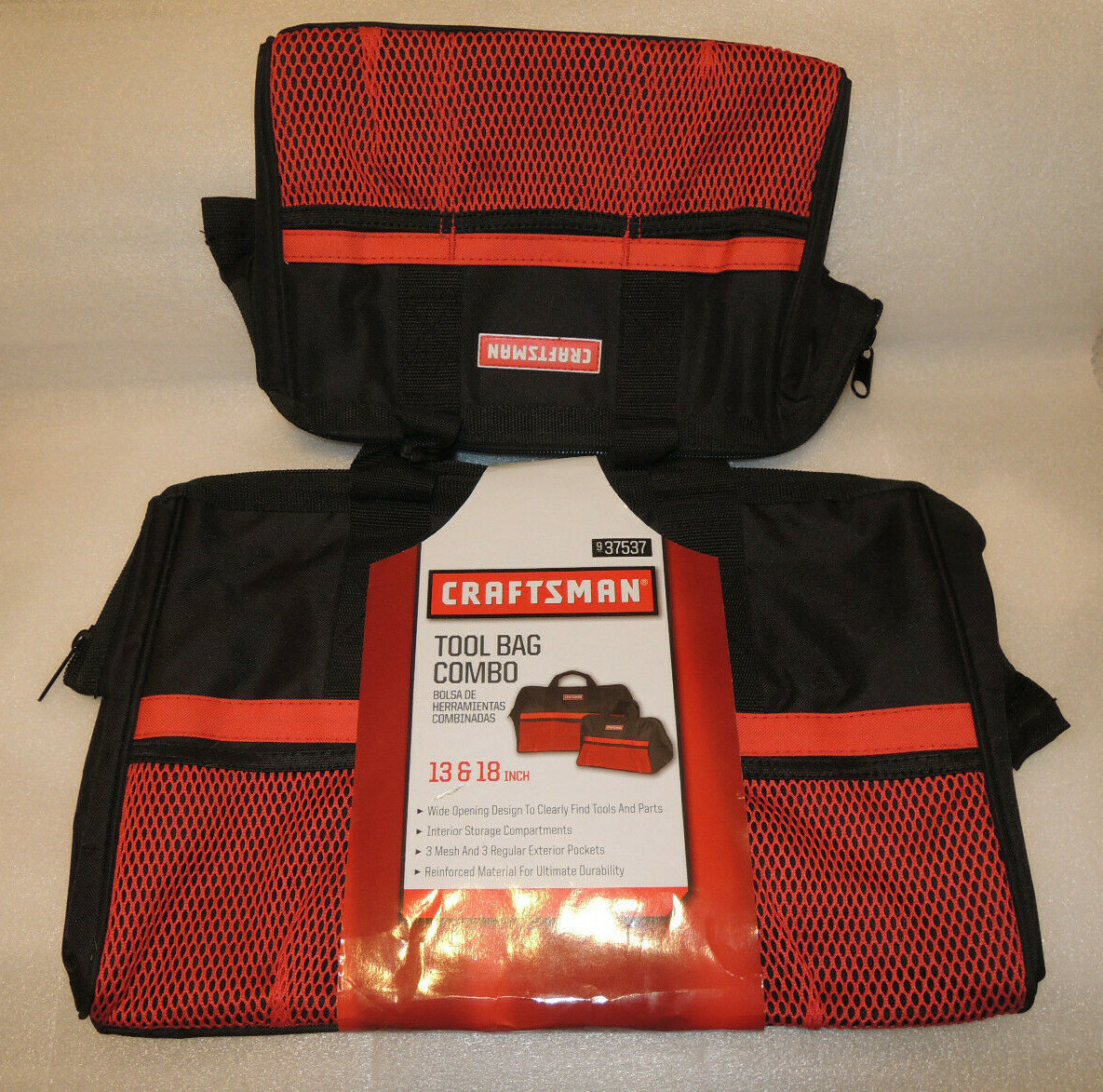 New Craftsman 2 Tool Bag Combo 13 Inch and 18 inch # 937537