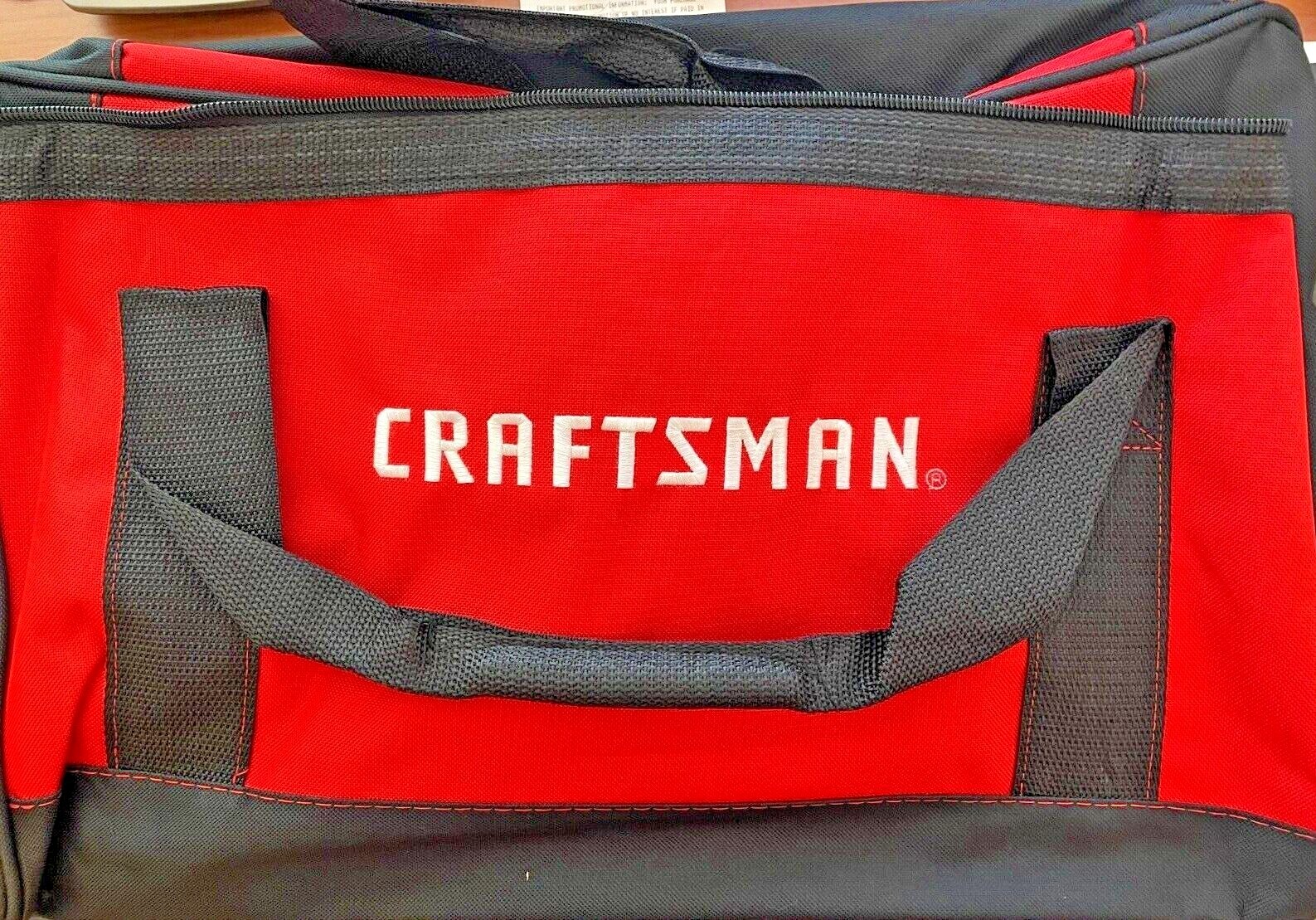 Craftsman 18″ Wide mouth Duffle Tool Bag