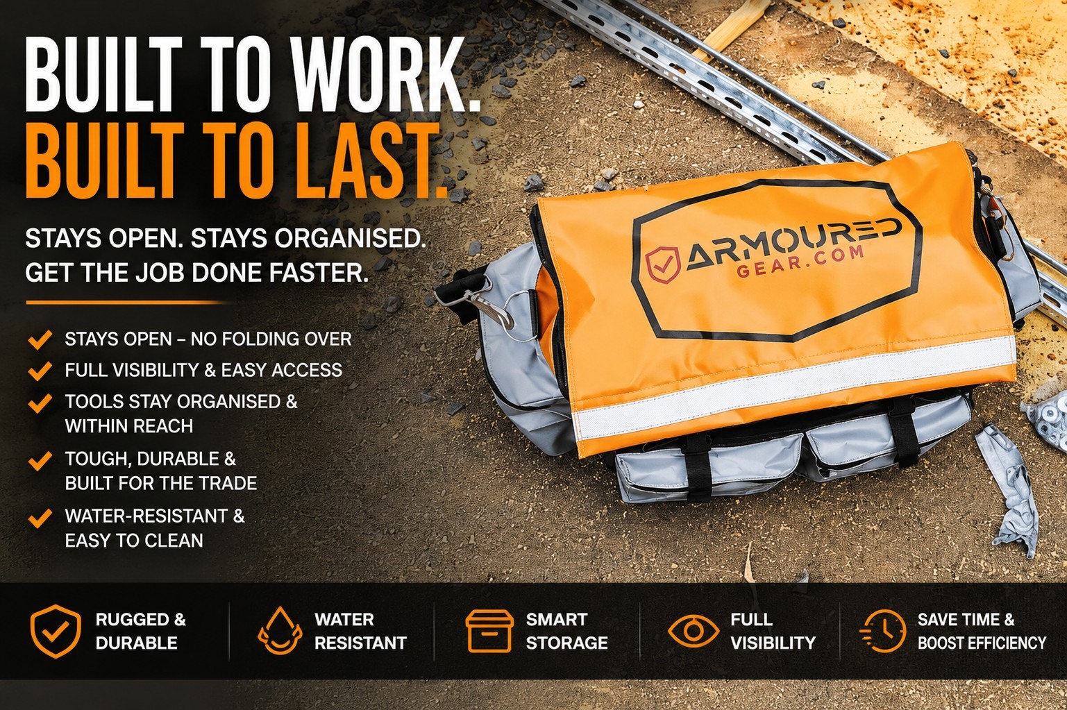 Armoured Gear Heavy Duty Vinyl Tool Bag