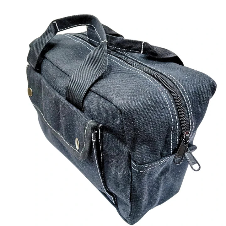 Canvas Military Duffle Bag–Water-Resistant,Heavy Duty,Adjustable Strap