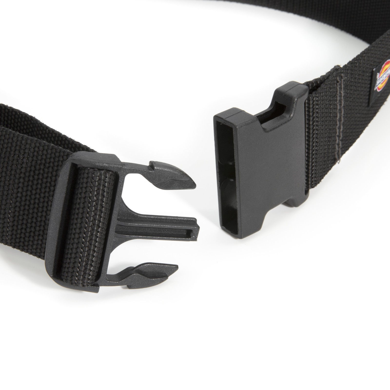 Dickies 2 in. Wide Black Webbing Tool Belt for Utility and Work Pouches 57013