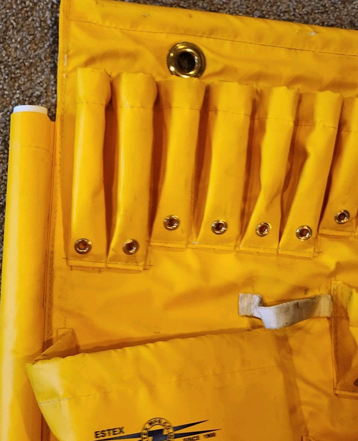 ESTEX 1829-DP Aerial Tool Apron Vinyl Coated Nylon and Canvas