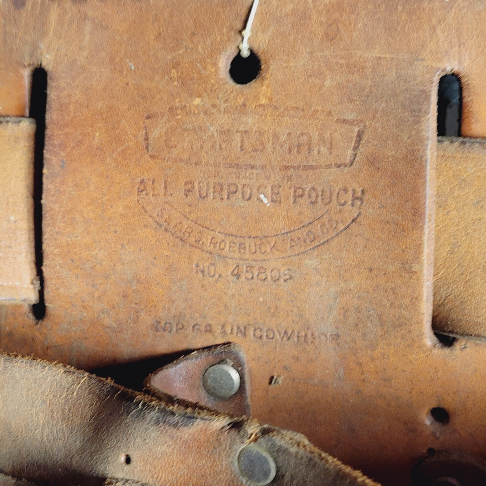 Vintage 45805 CRAFTSMAN ALL PURPOSE POUCH Leather