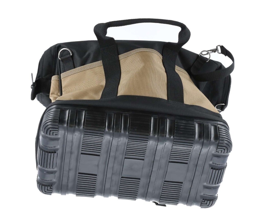 TRUSCO TOOL BAG RUBBER BOTTOM TYPE (390x210x300mm) TTB-400R