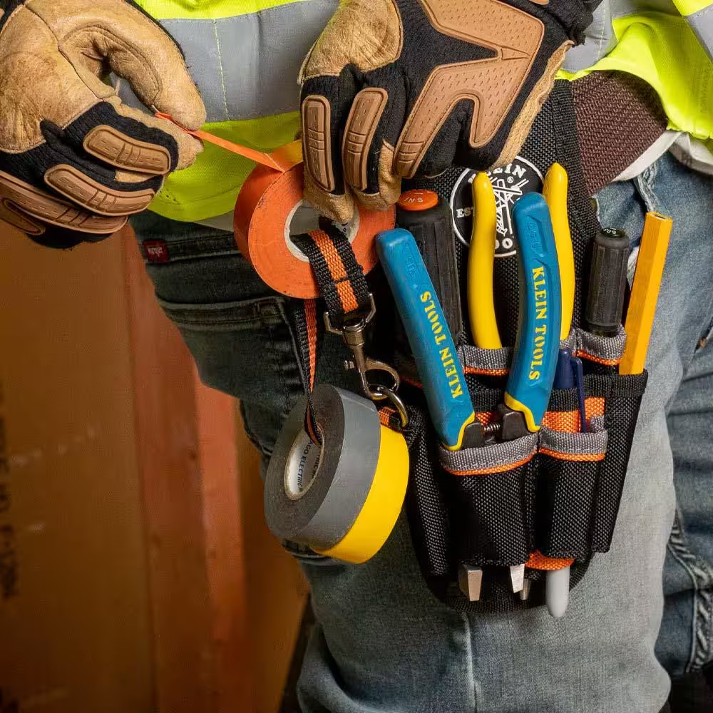Tradesman Pro 5-1/2 In. 9-Pocket Small Tool Holster in Black
