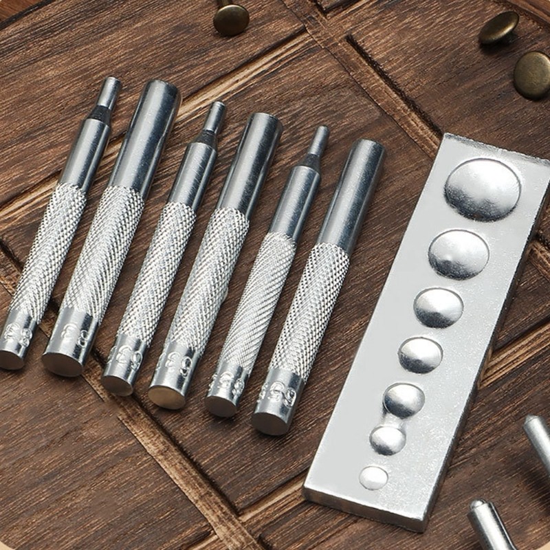 Button Press Studs Installing Punching Tool Base for Leather Working