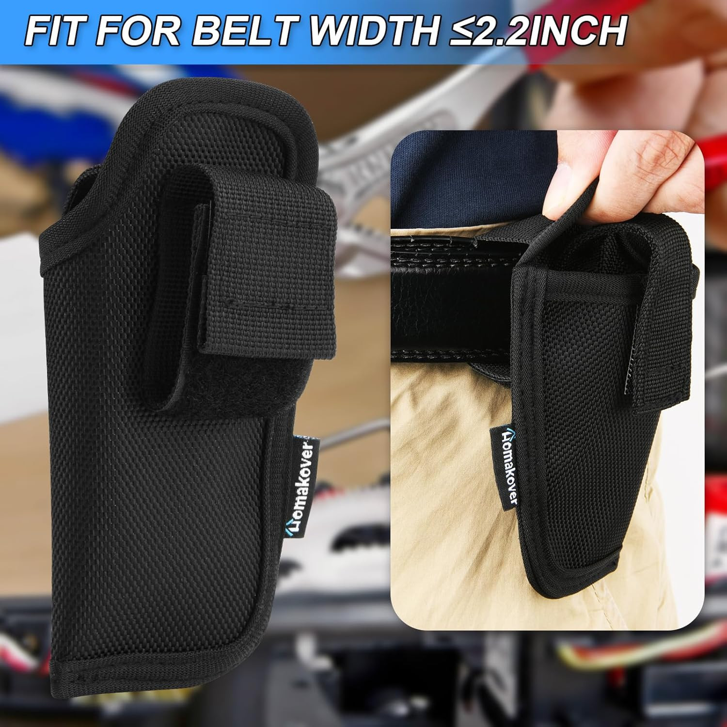 1 Pack Black 1680D Belt Sheath Pouch Holder for KNIPEX Cobra Pliers, Fit for 5-7