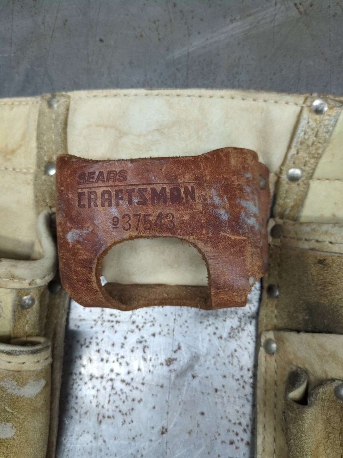 Sears Craftsman Leather Carpenters Tool Belt 37543