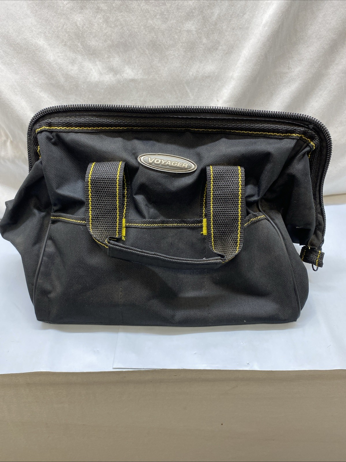 Voyager 12” Portable Tool Bag Item#61467 Black Polyester Zip Closure