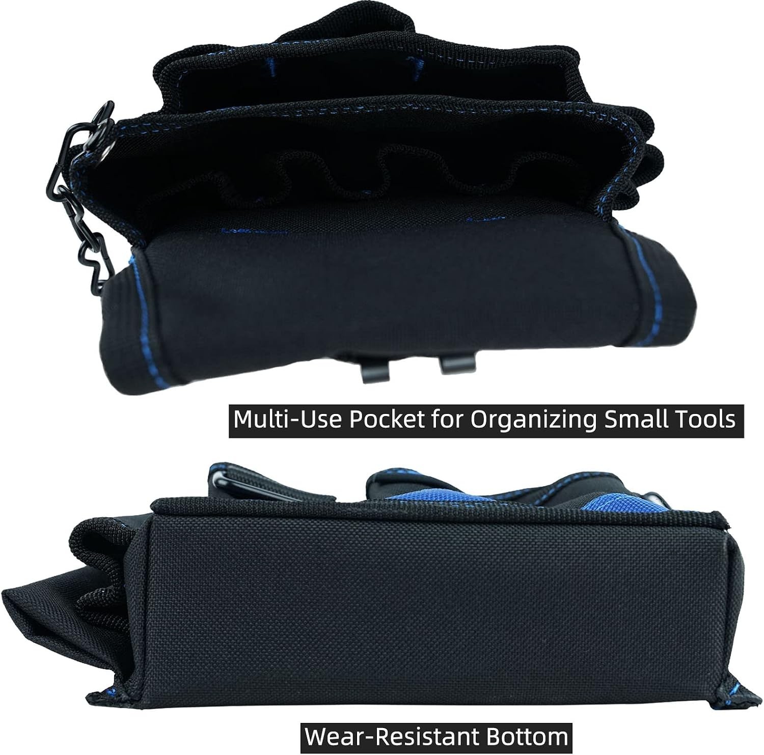Durable Electrician Tool Belt Clip Pouch 13 Pockets
