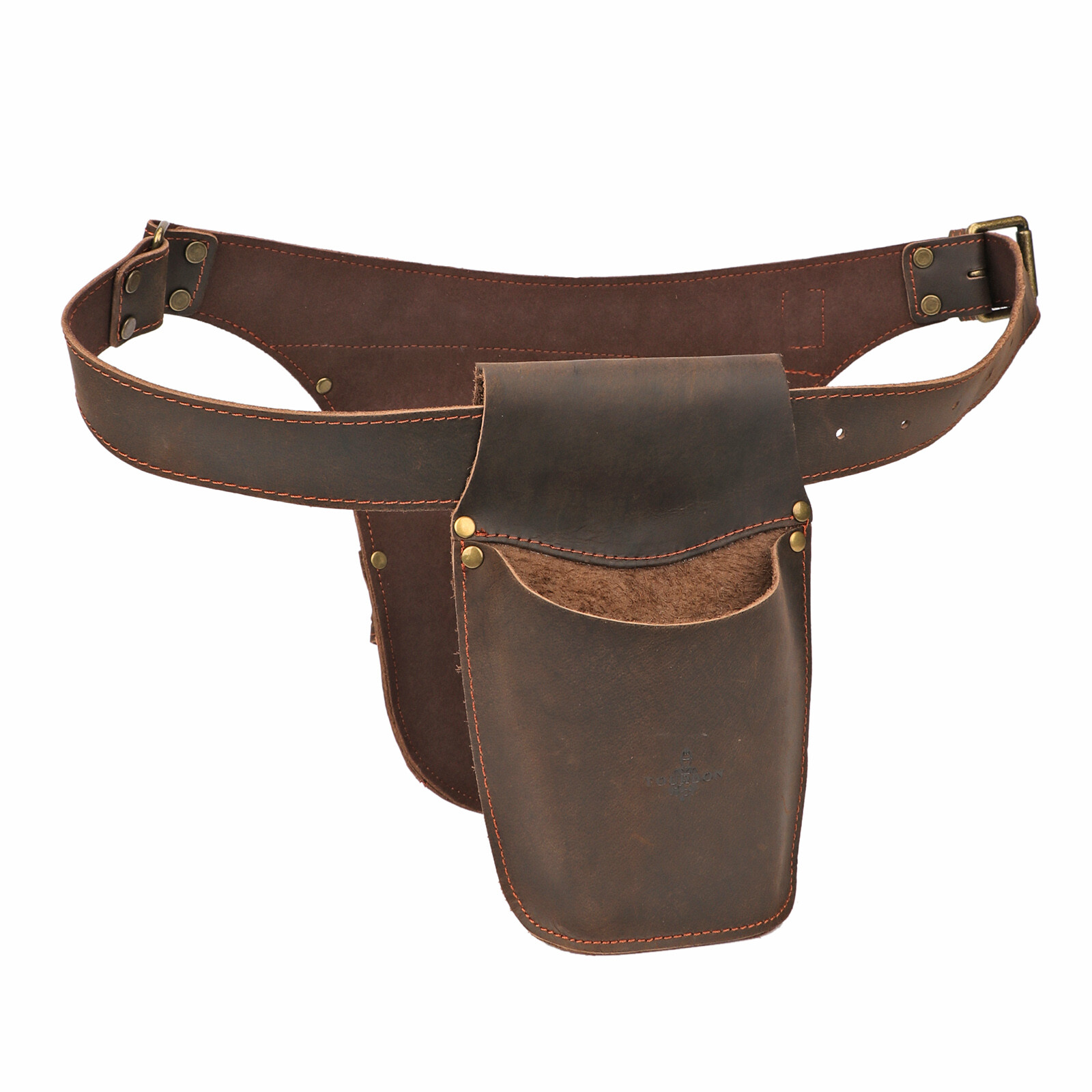 Leather Gardener Tools Belt Pouch Pruner Plier Holster Fruit Picking Hanging Bag