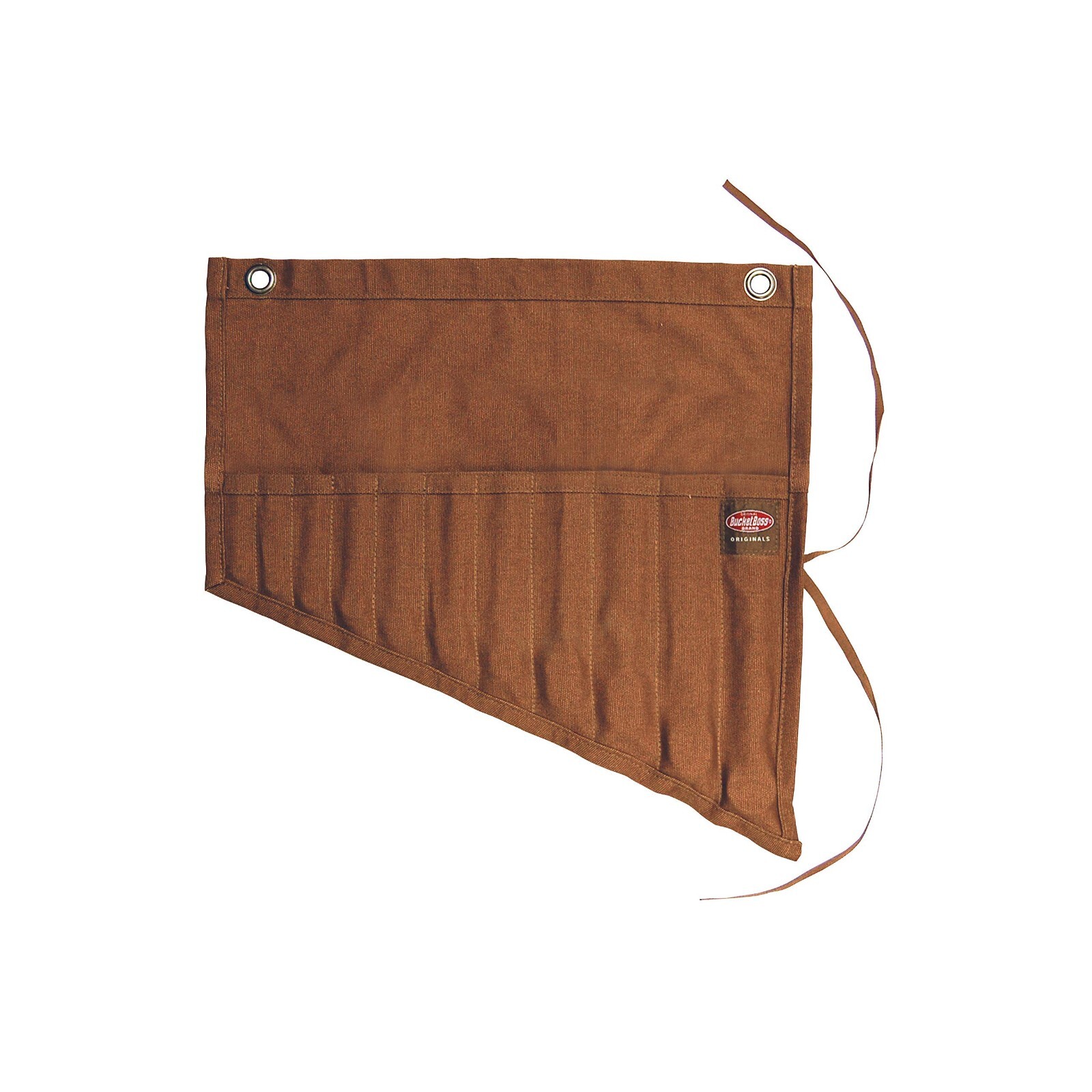 BucketBoss 70003 Tool and Wrench Set Roll with 11 Pockets in Brown