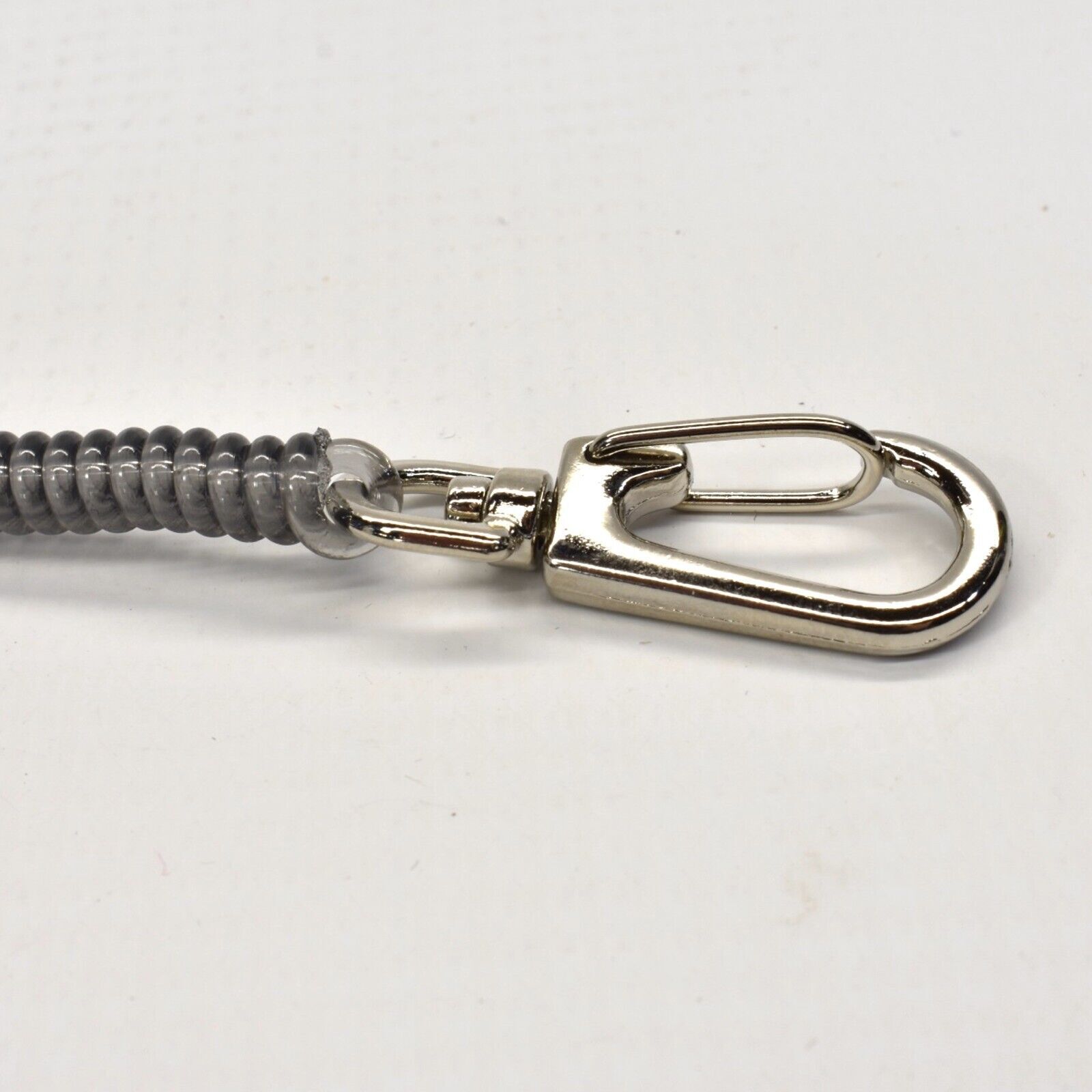 Coil Elastomer, Metal, Nylon, Clip on Tool Safety Lanyard Tether 3 pack