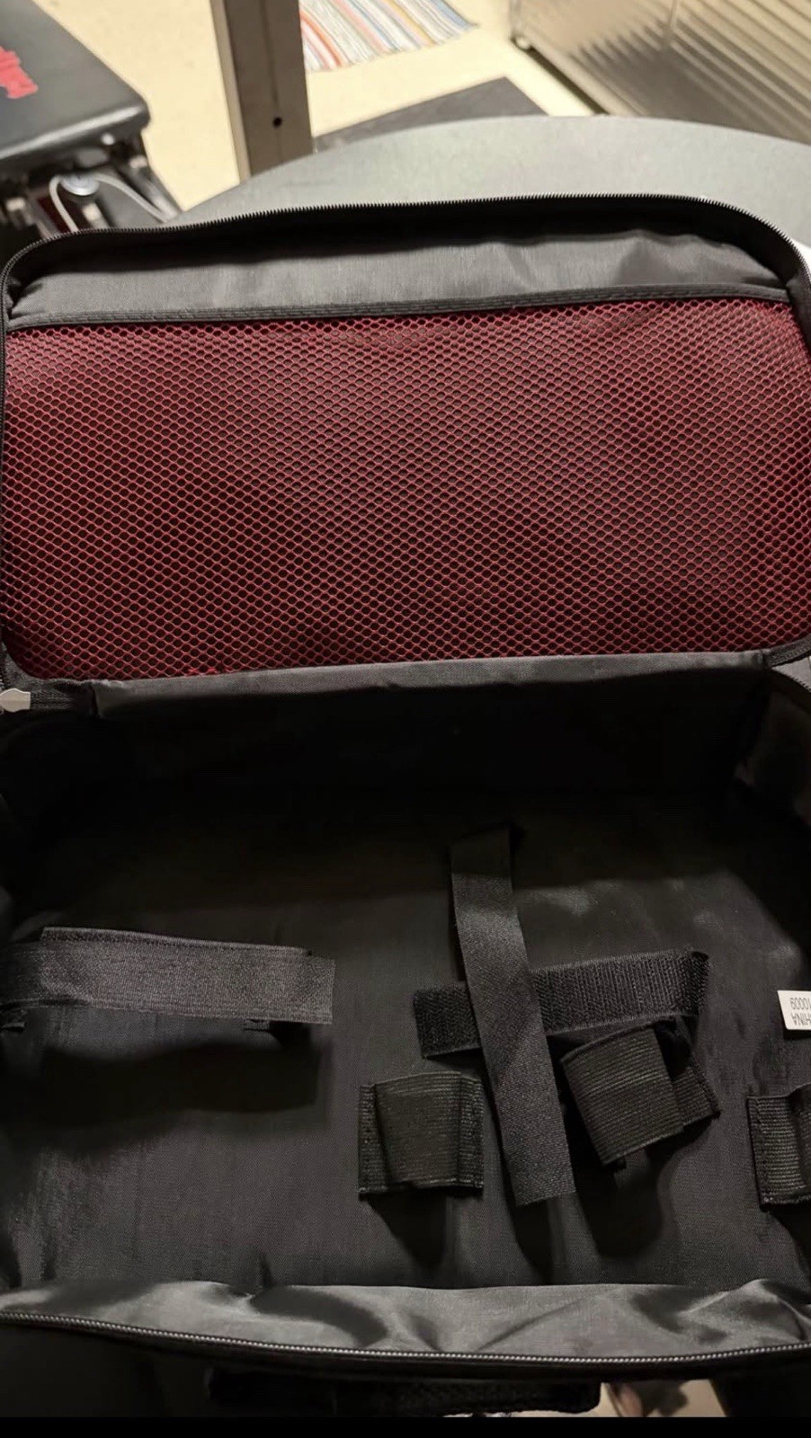 Milwaukee M12 Fuel Tool Bag Red/Black Fabric With Handle & Internal Straps