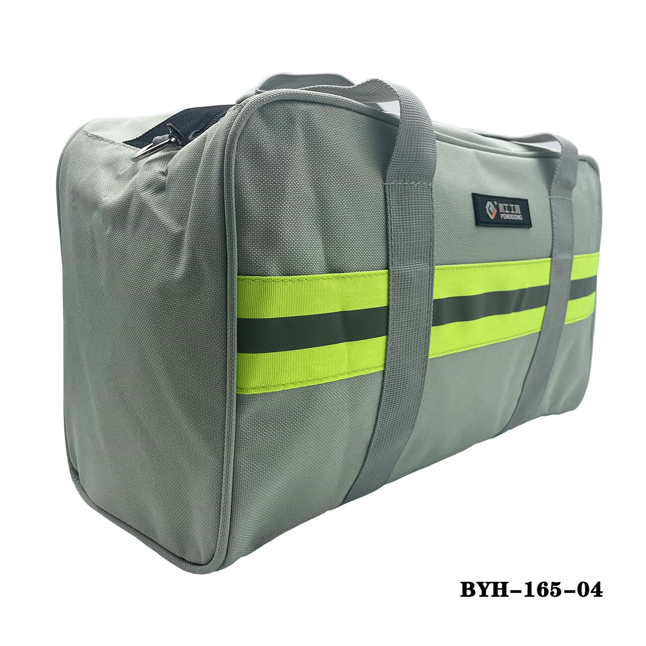 Heavy Duty Professional Tool Bag with Metal Zippers Wide Mouth Multi-Purpose Pro