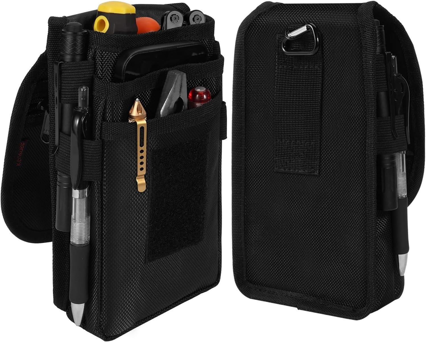 Belt Tool Pouch,Tactical Utility Pouch, Heavy-Duty Nylon EDC Multitool Organizer