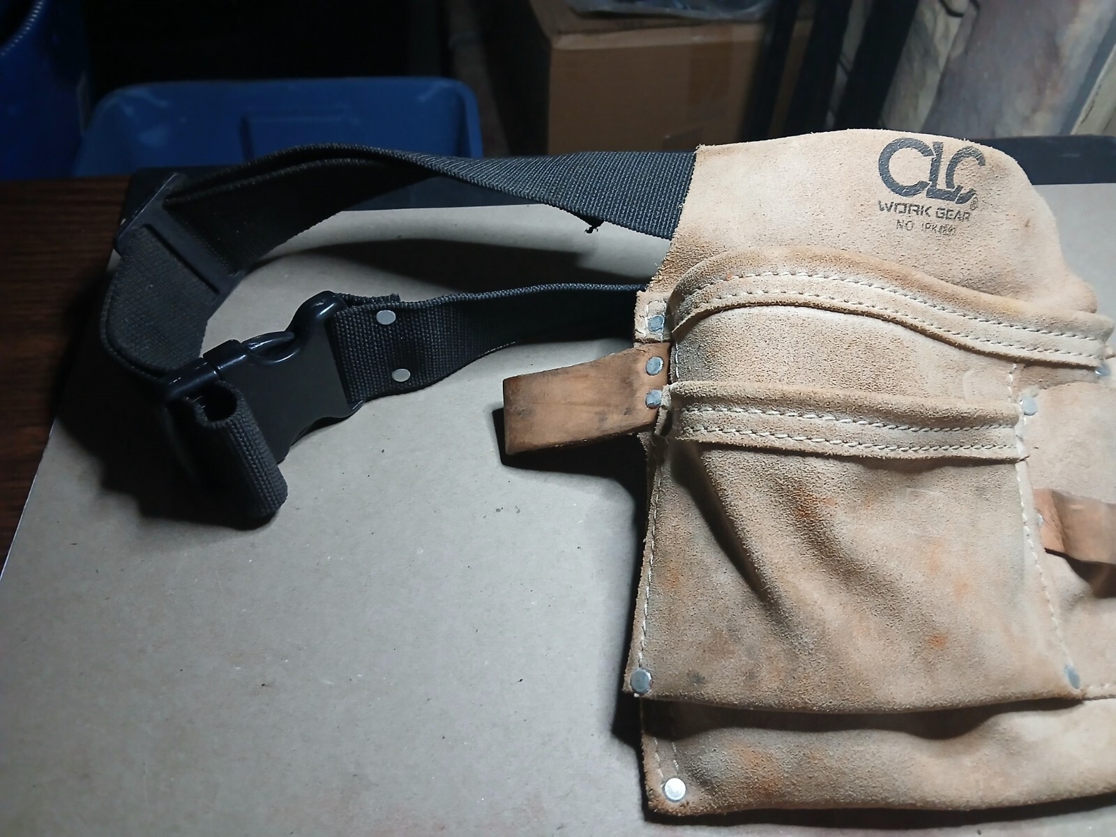 CLC # IPK489X Work Gear Softy Leather Pouch 7 slots with belt