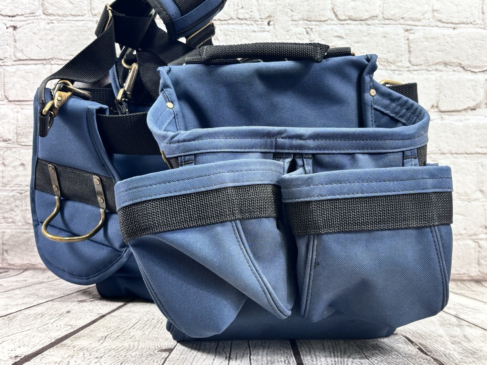 CLC 1614 Comfort Lift Tool Belt Suspenders Combo 5 Pc 23 Pocket Blue
