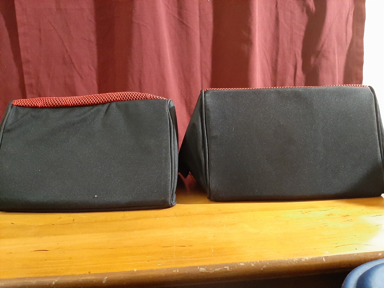 Lot of 2 Craftsman 13″ Tool Canvas Carry Tote Bag with Zipper Red and Black NWOT