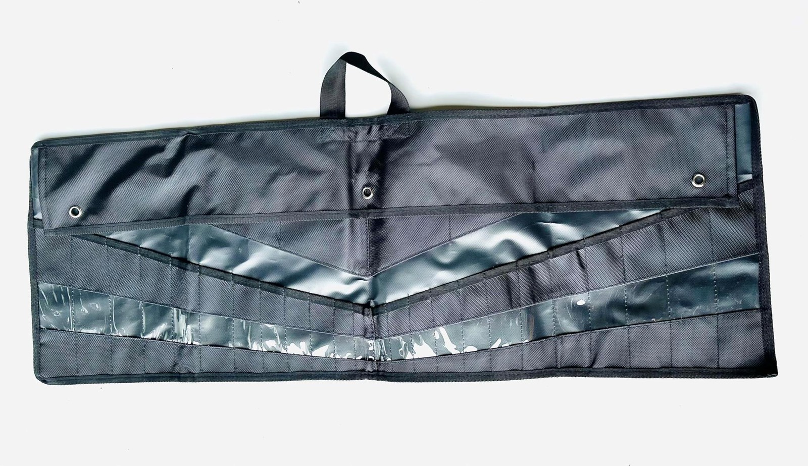 Wrench Roll Up Pouch – Wrench Organizer & Tool Holder, One Side for 12 SAE and A