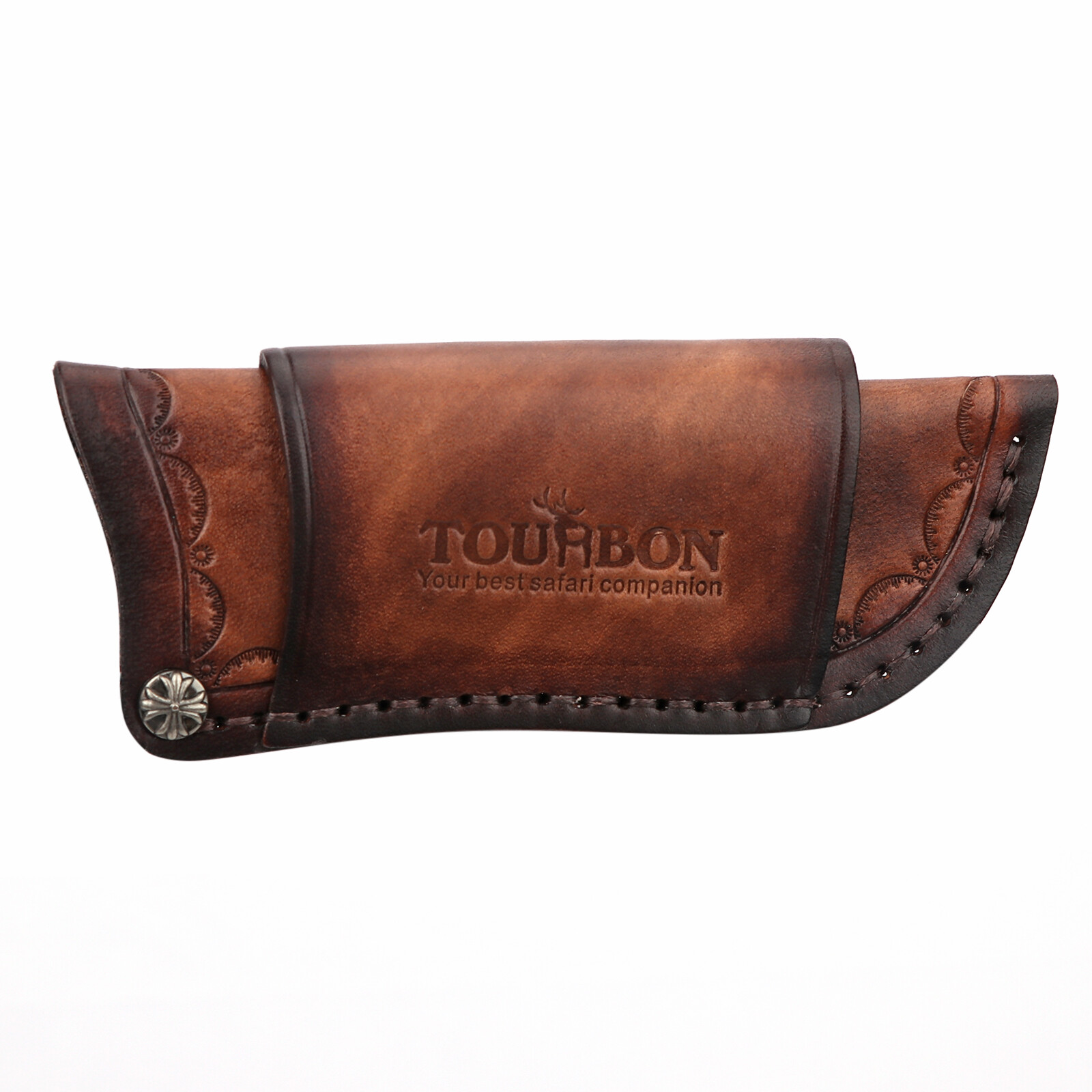TOURBON Pocket Folding Knife Sheath 4″ Fixed Blade Belt Holster Cover Camping