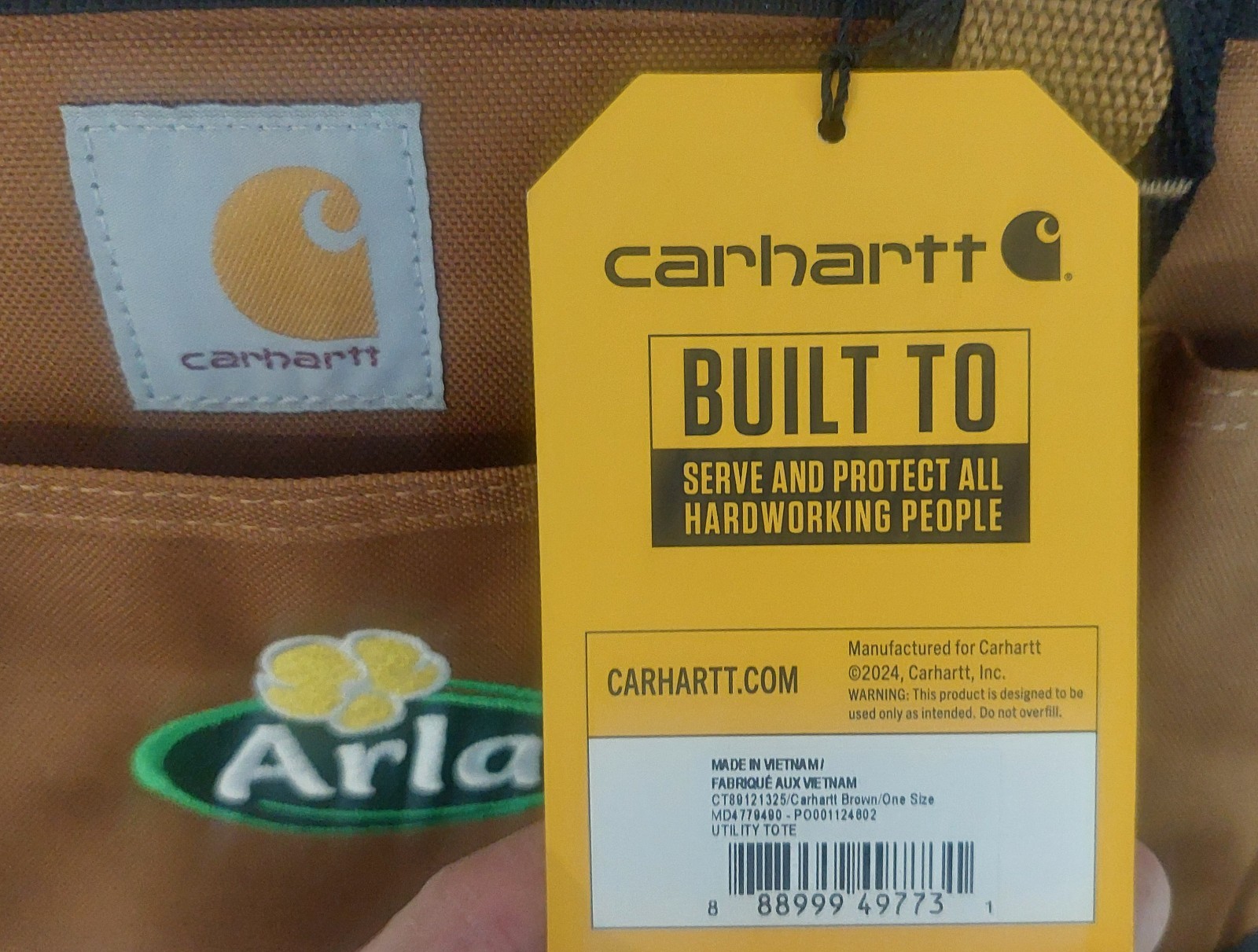 Carhartt Heavy Duty Tool Bag with 17 Pockets, 13.5″ x 9.5″ x 8″ Utility Tote NWT